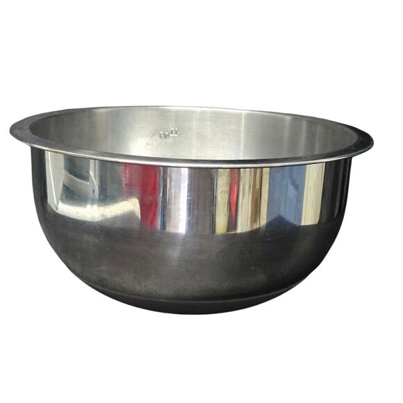 WP Heavy Duty Stainless Steel 6 Quart Mixing Bowl Rubber Bottom - Picture 6 of 6